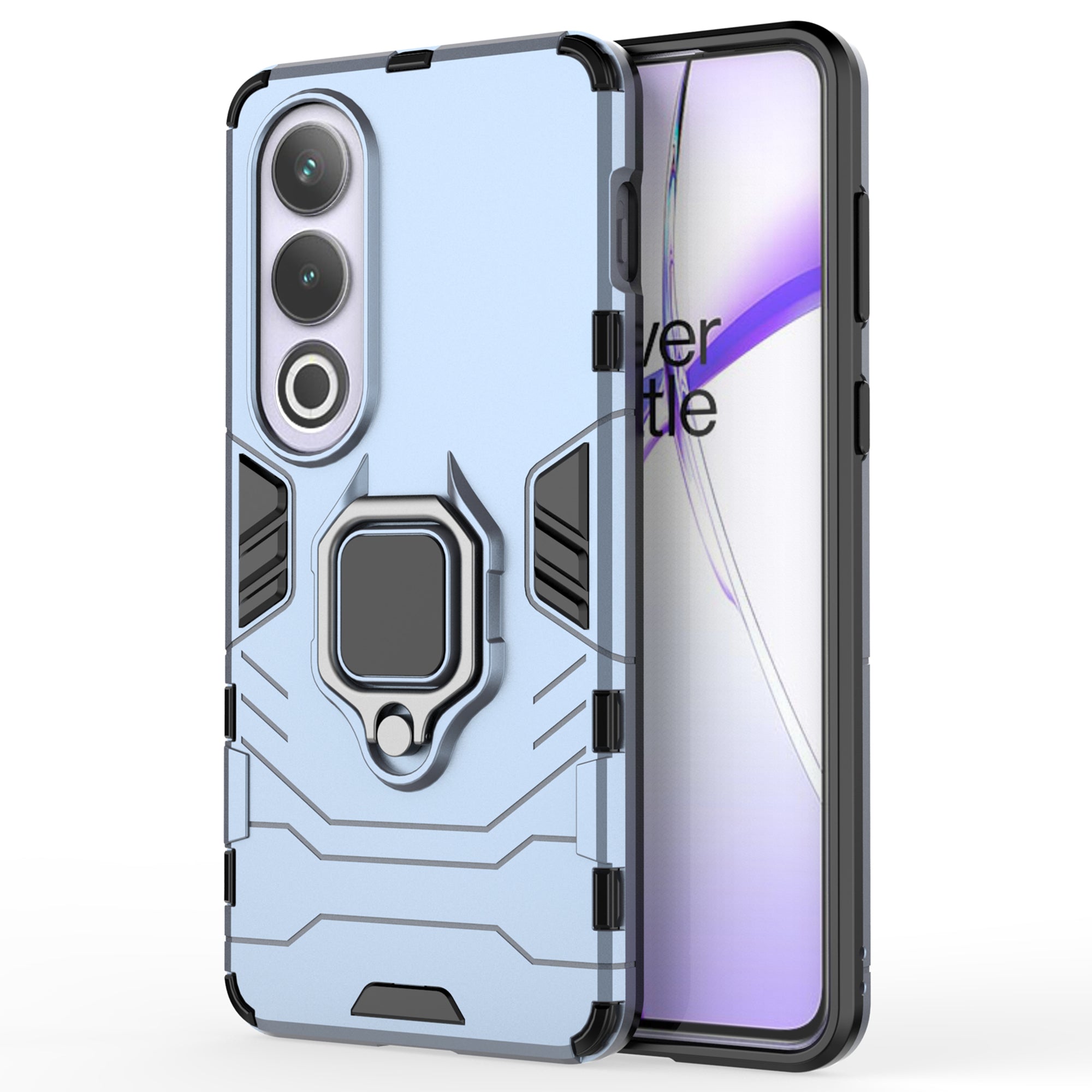 For OnePlus Nord CE4 5G / Ace 3V 5G Case PC+TPU Bump Proof Shell with Ring Kickstand For OnePlus Nord CE4 5G / Ace 3V 5G Case PC+TPU Bump Proof Shell with Ring Kickstand
